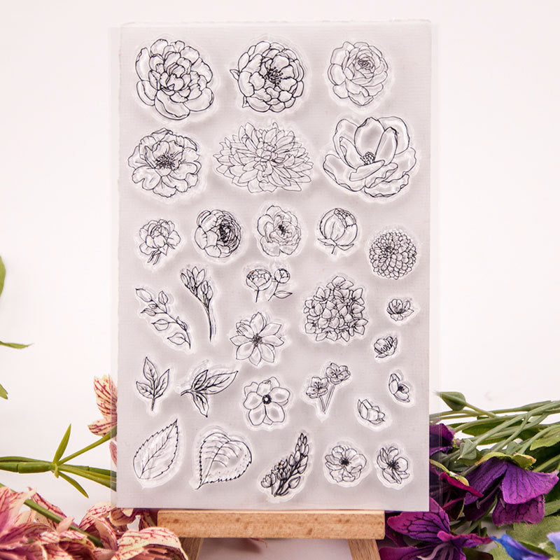 Vintage Series Transparent Silicone Stamp (5 Style)