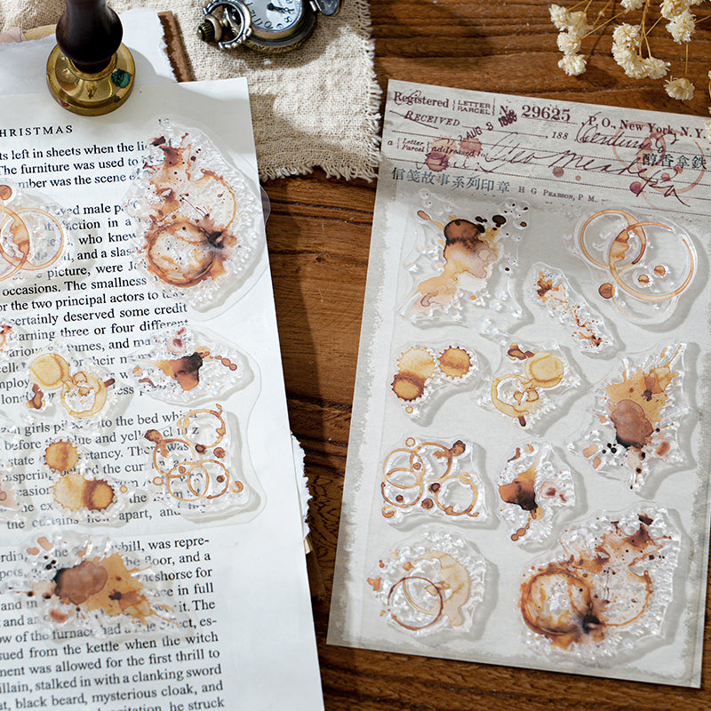 Letter Story Series Transparent Silicone Stamp