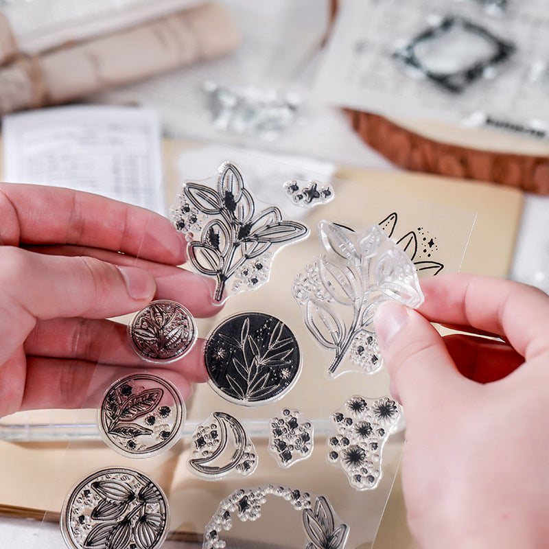Vintage Series Transparent Silicone Stamp