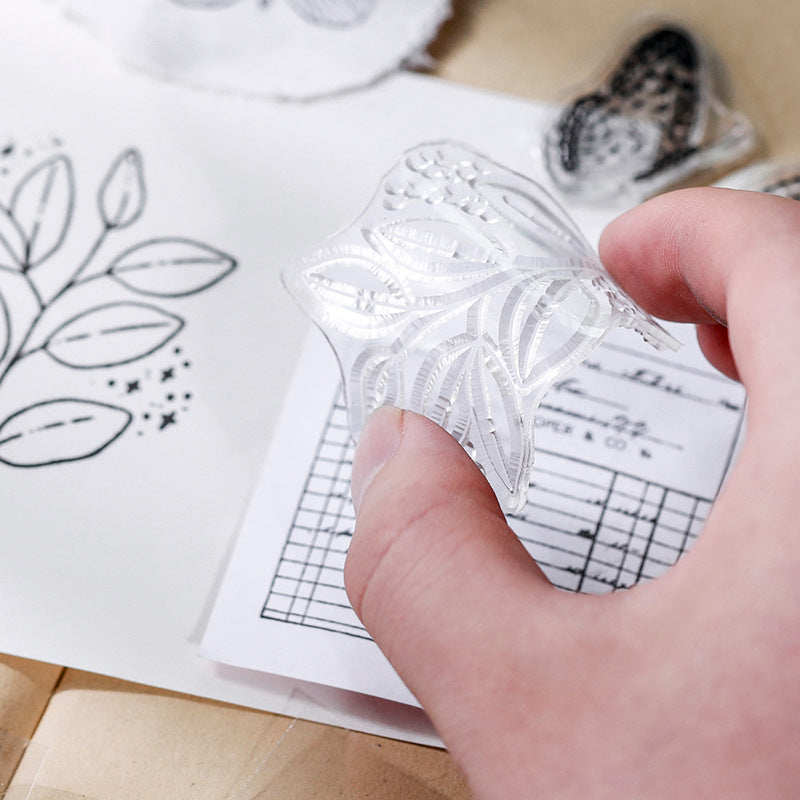 Vintage Series Transparent Silicone Stamp