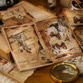 Burnt Debris Series Vintage Scrapbook Paper