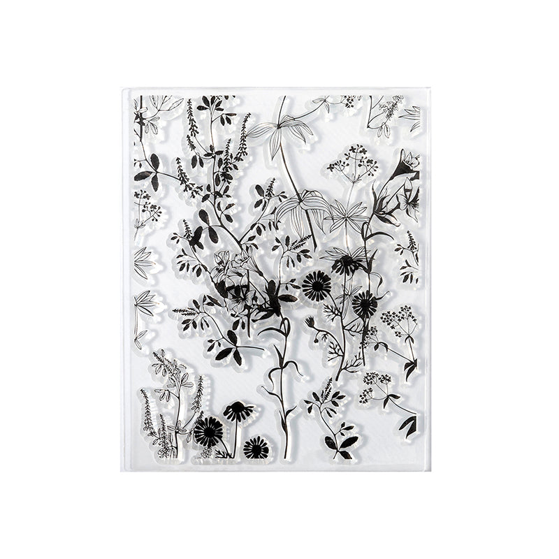 flowers and plants Transparent Silicone Stamps