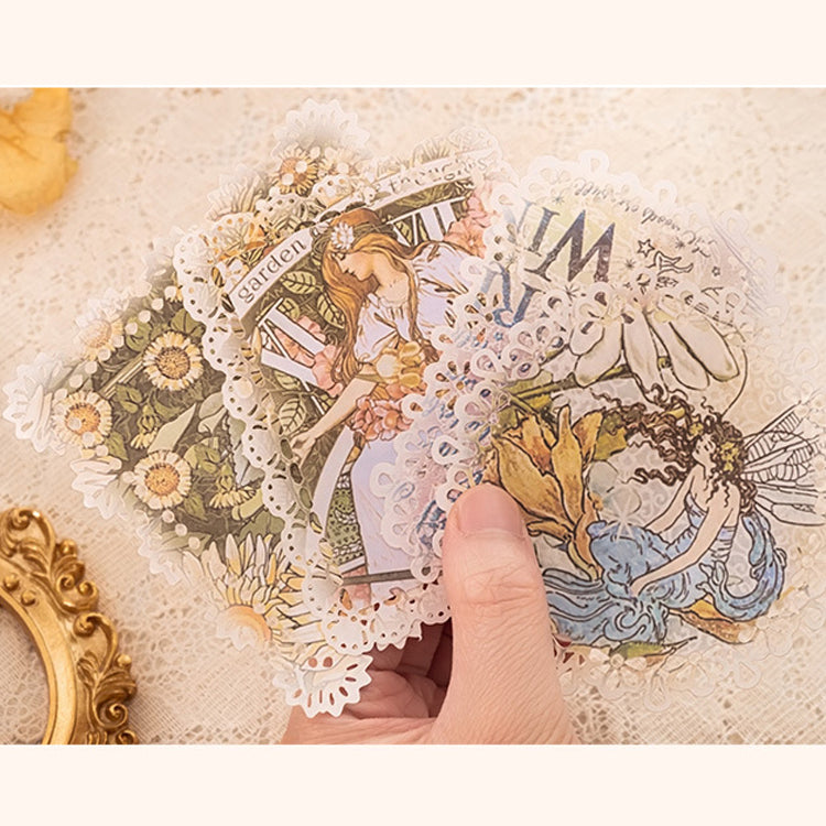 Light Vintage Lace Hollow Paper