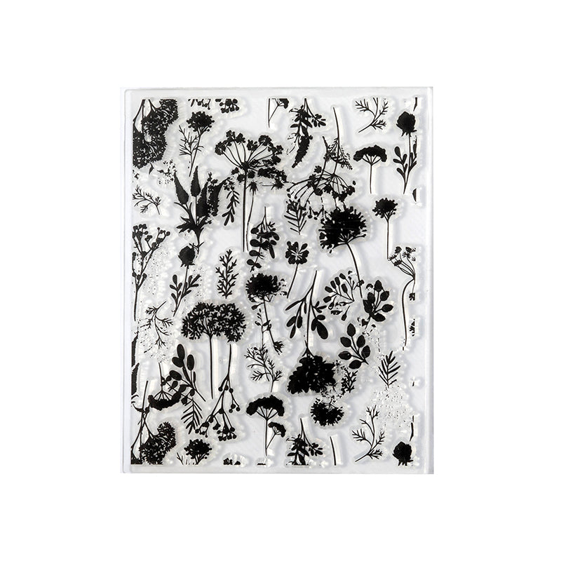 flowers and plants Transparent Silicone Stamps