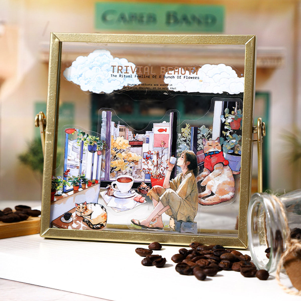 Coffee Memory PET Sticker