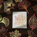 Laser cutter die cut leaf stickers 10pcs