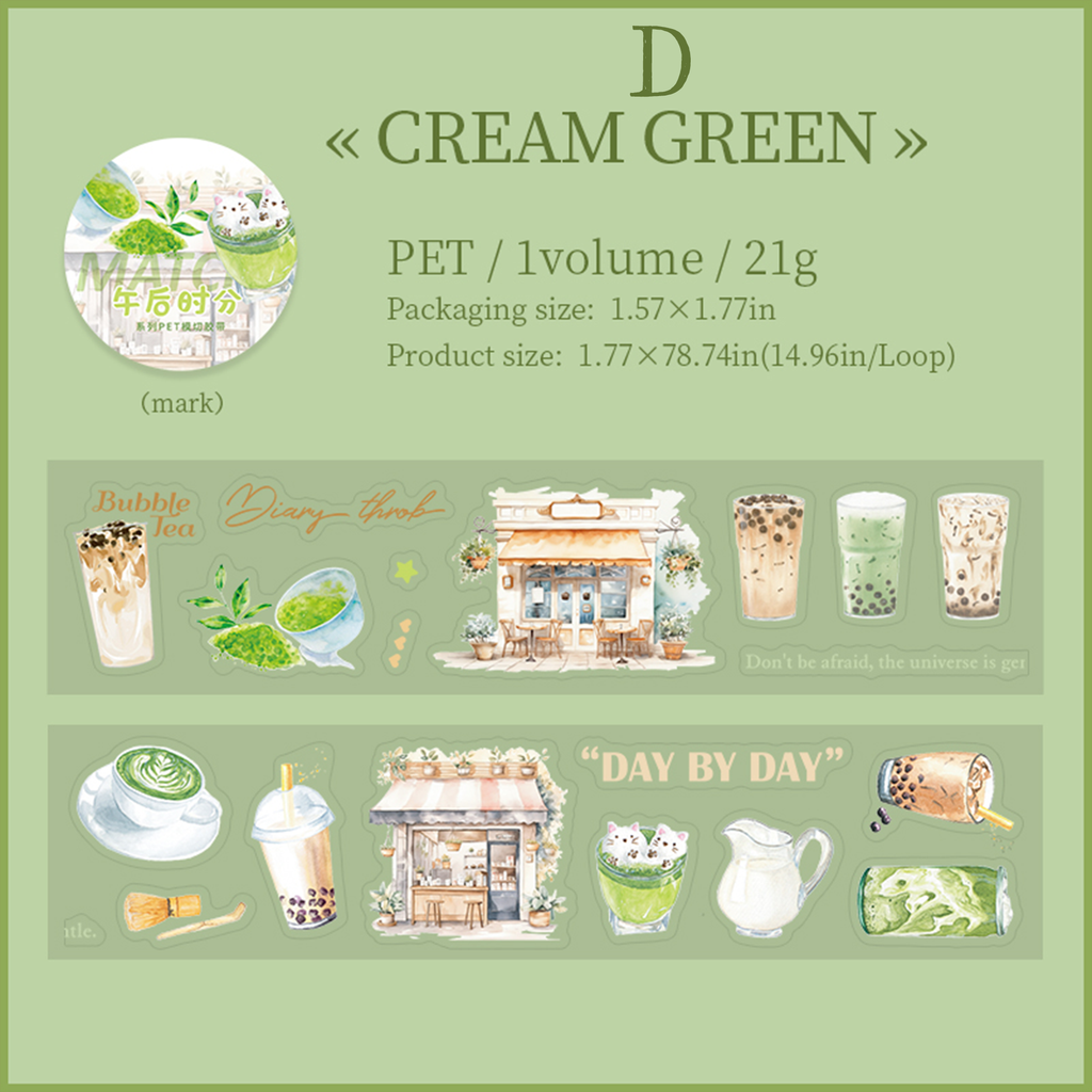 Afternoon Tea Pre-cut PET Tape