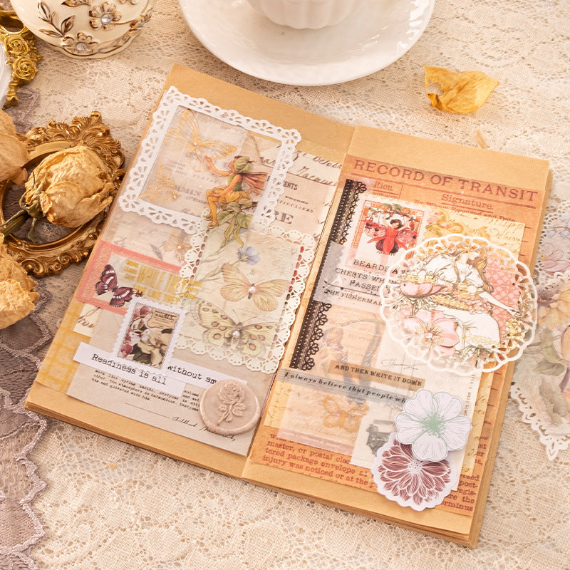 Light Vintage Lace Hollow Paper