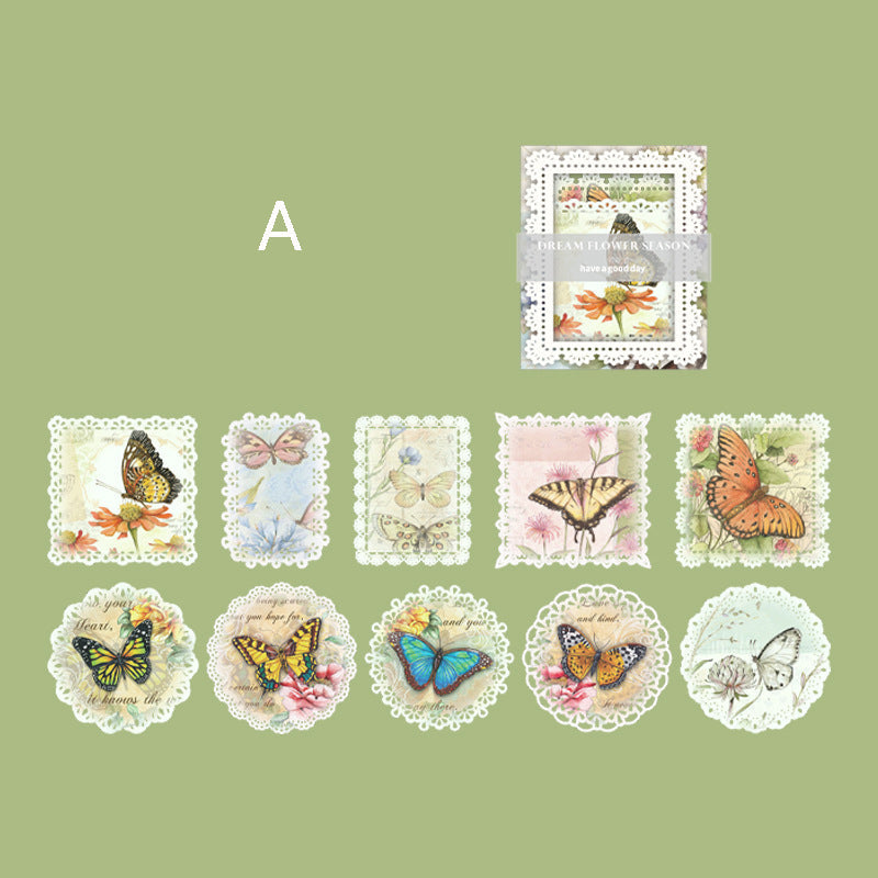 Light Vintage Lace Hollow Paper