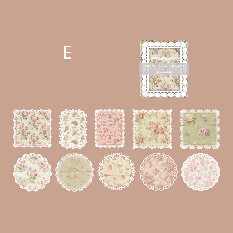 Light Vintage Lace Hollow Paper
