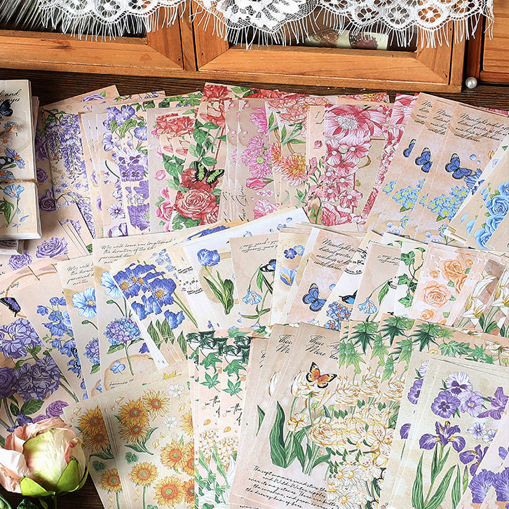 Flower Deco Paper 60pcs