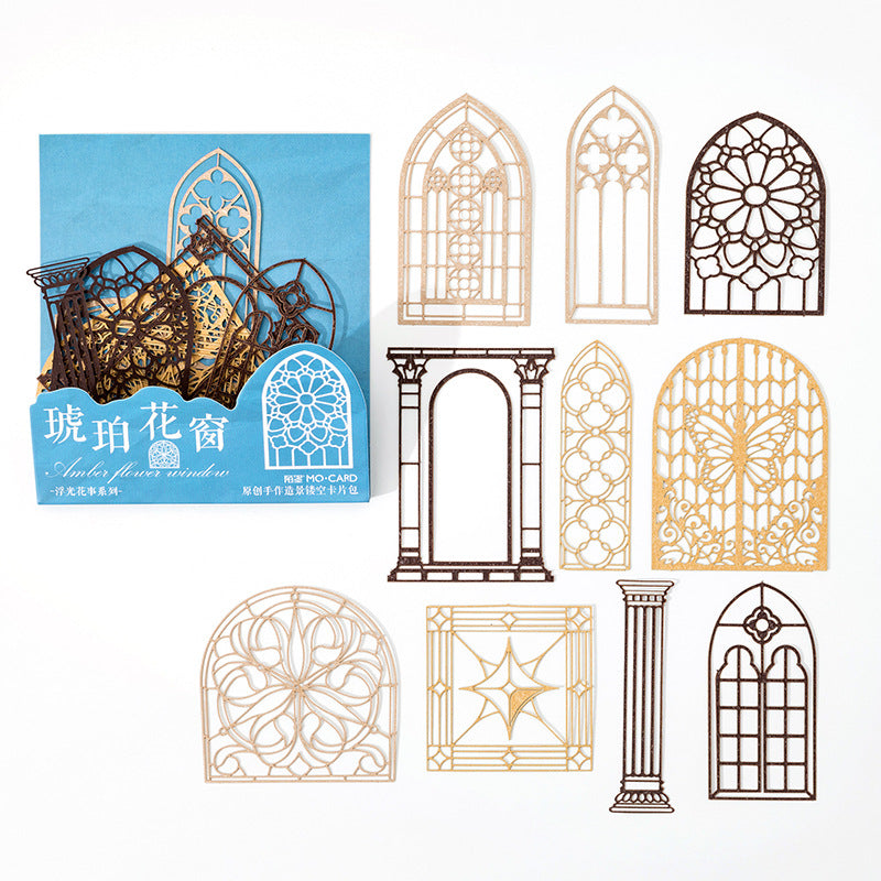 Floating Flower Series Embossed Die Cut Paper