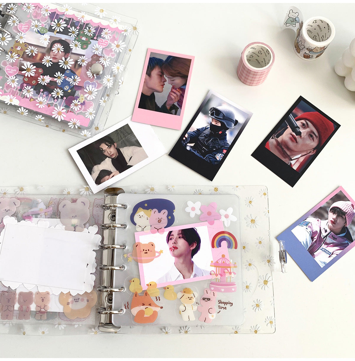 Daisy Transparent Inner Page Scrapbooking Book