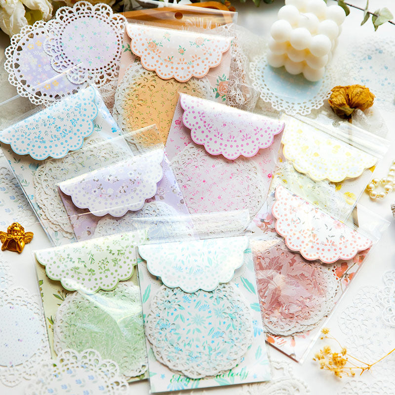 Lace Hollow Kraft Deco Paper 20pcs
