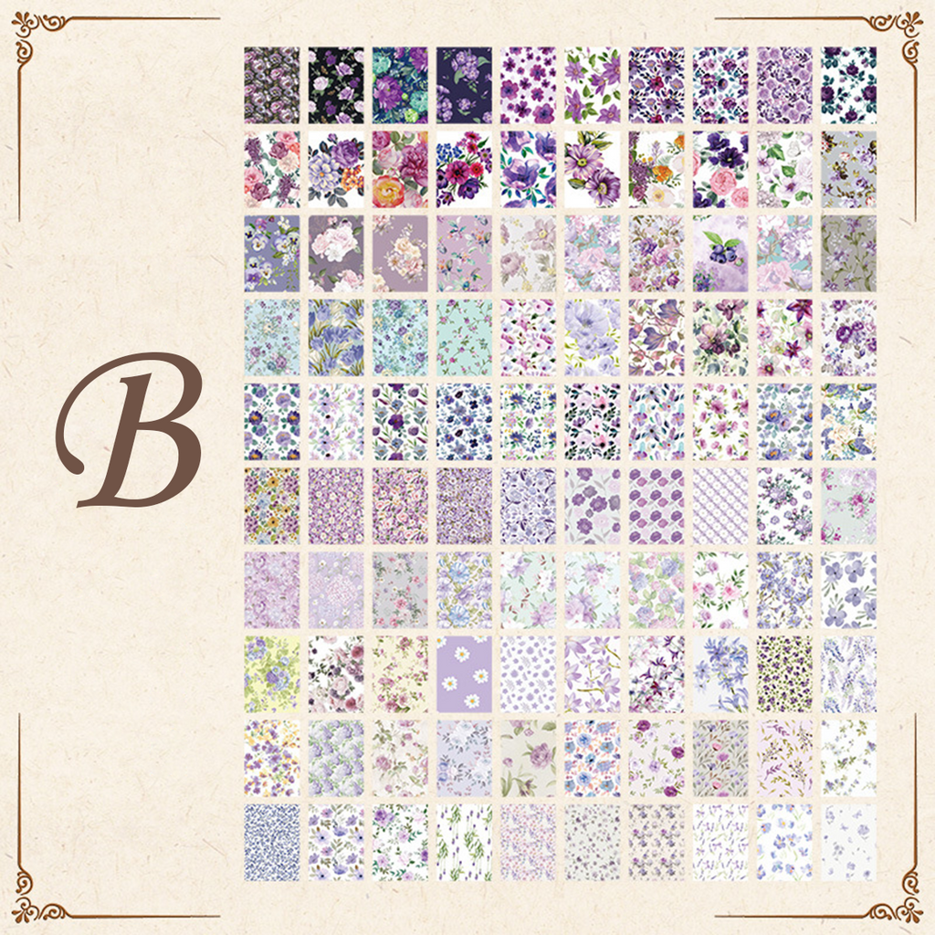 Morioka Garden Series Scrapbook Paper Book