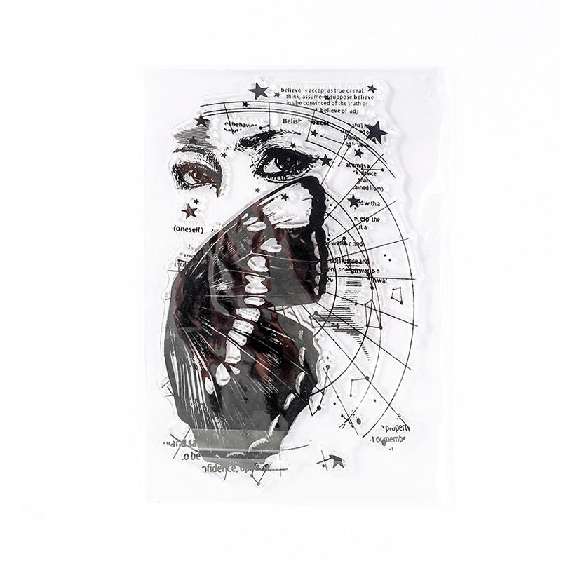 Vintage Series Transparent Silicone Stamp