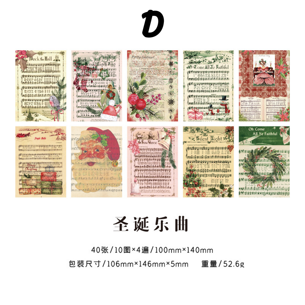 Christmas Memoir Series Scrapbook Paper