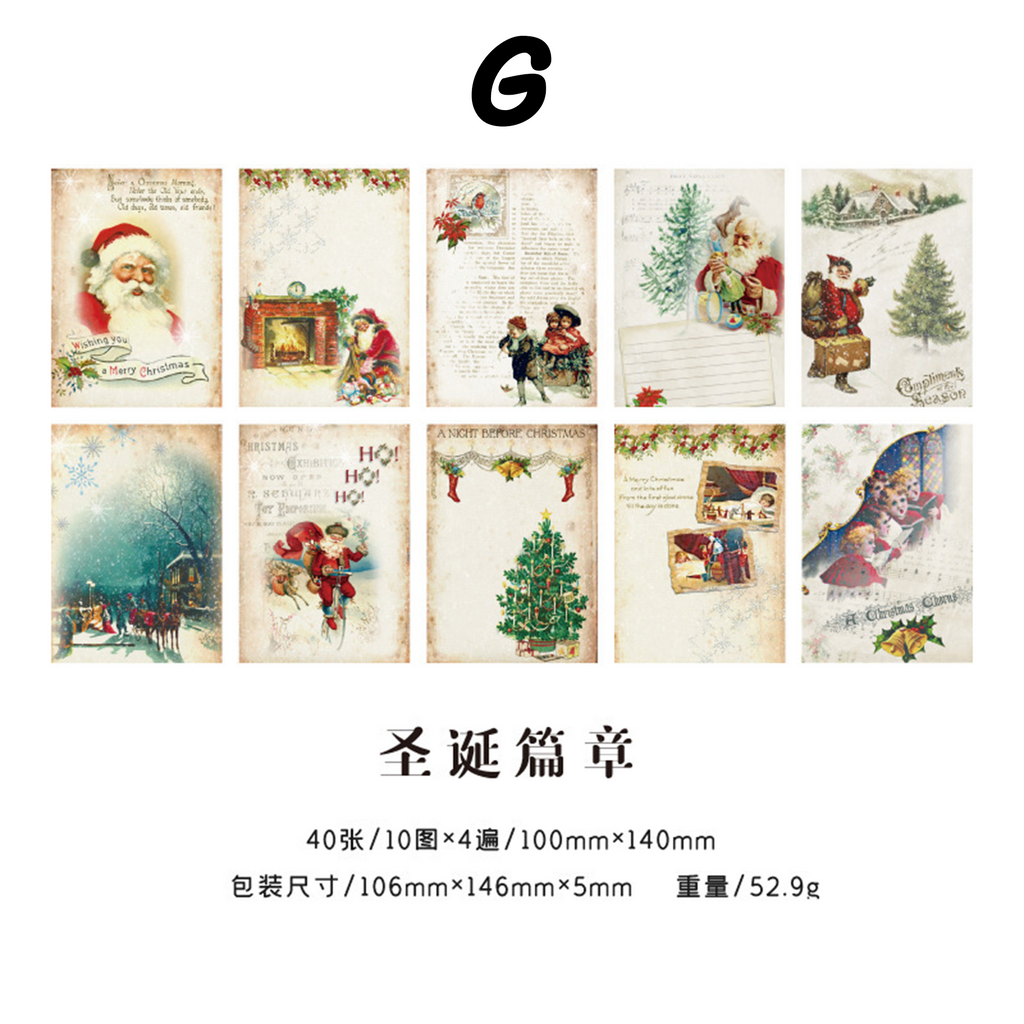 Christmas Memoir Series Scrapbook Paper