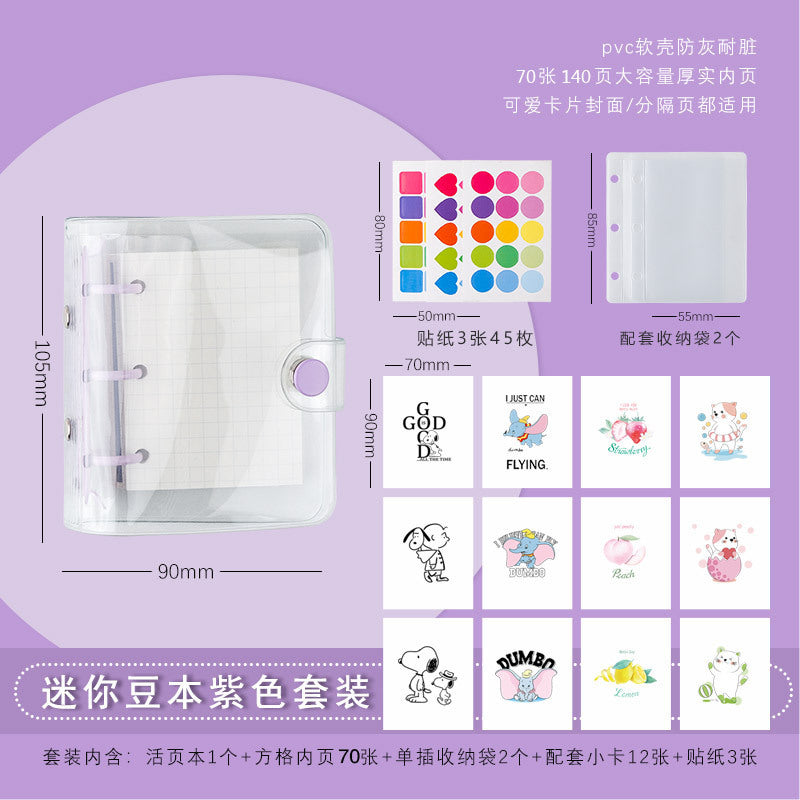 Cute mini Loose-leaf Notebook