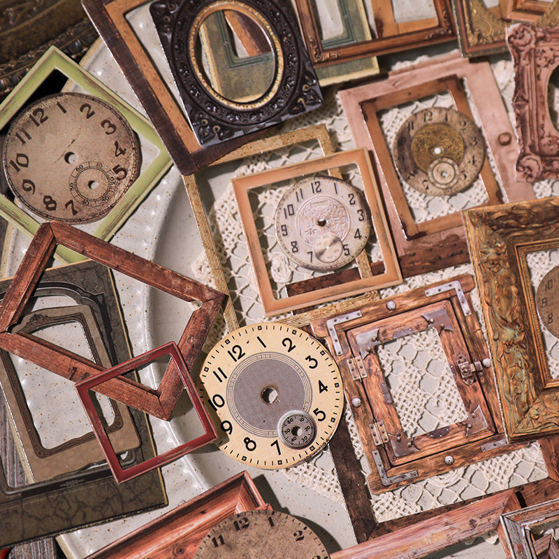 Vintage Dial Border Paper