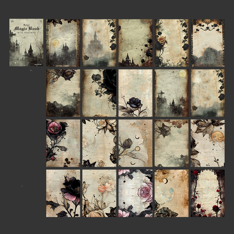 Magic Book Scrapbook Paper