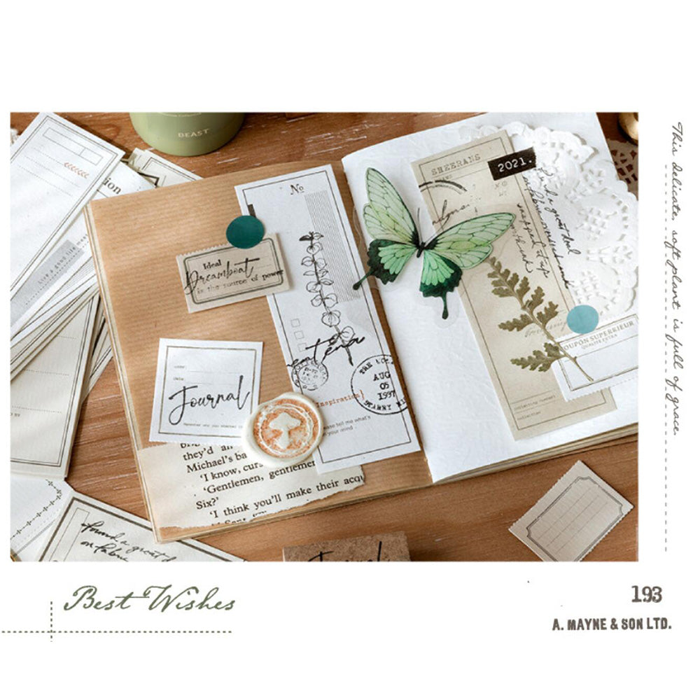 MOCARD Vintage Textured Memo Paper 30PCS