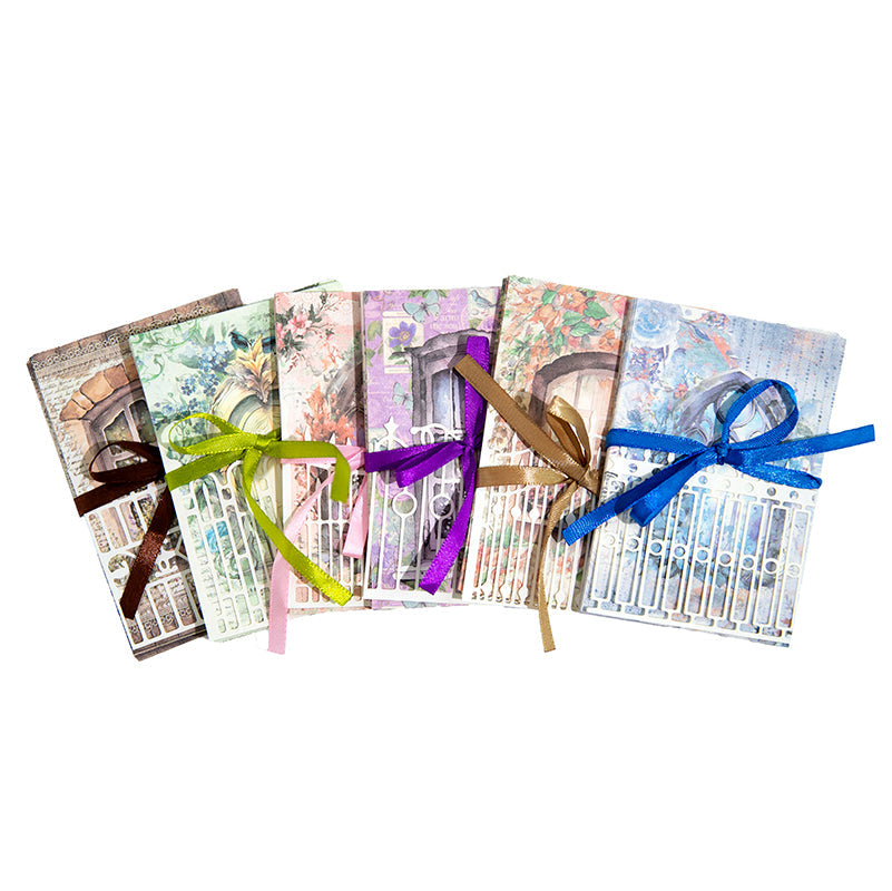 Window Theme Scrapbook Paper