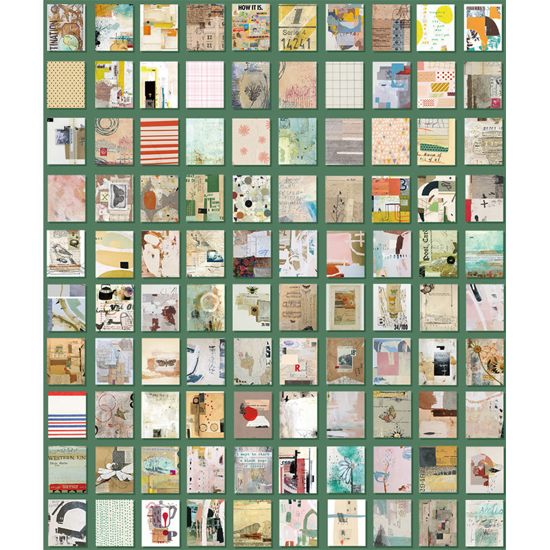 365 Mini Vintage-Style Journal Paper Set