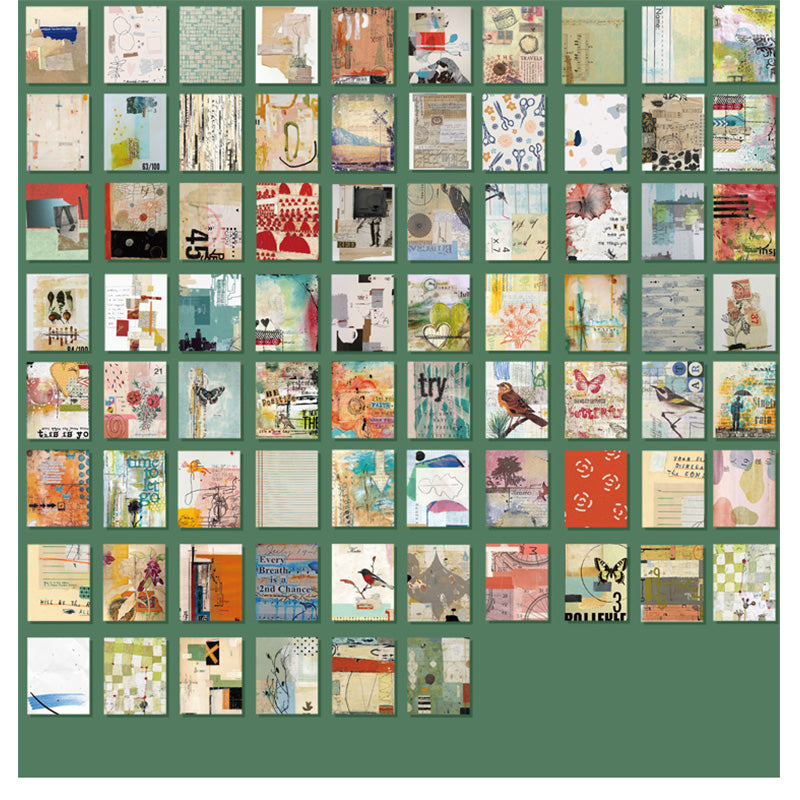365 Mini Vintage-Style Journal Paper Set