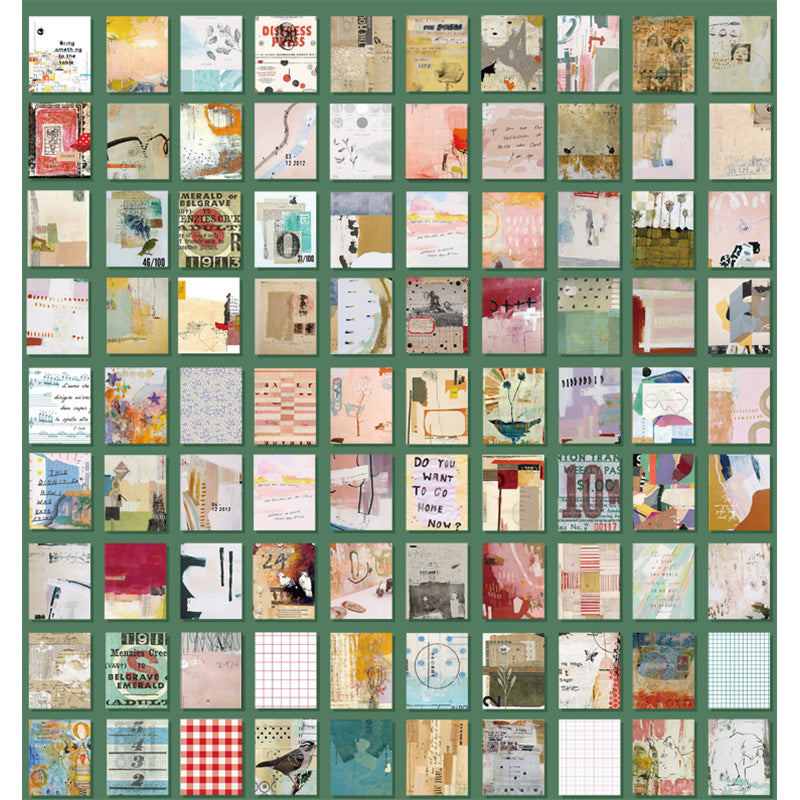 365 Mini Vintage-Style Journal Paper Set
