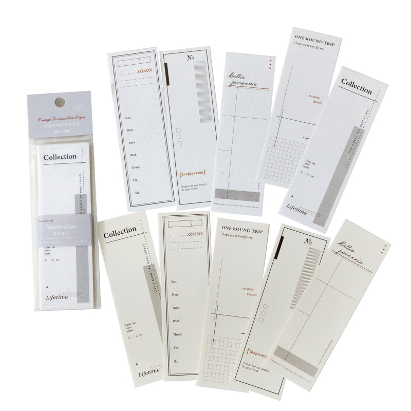 MOCARD Vintage Textured Memo Paper 30PCS