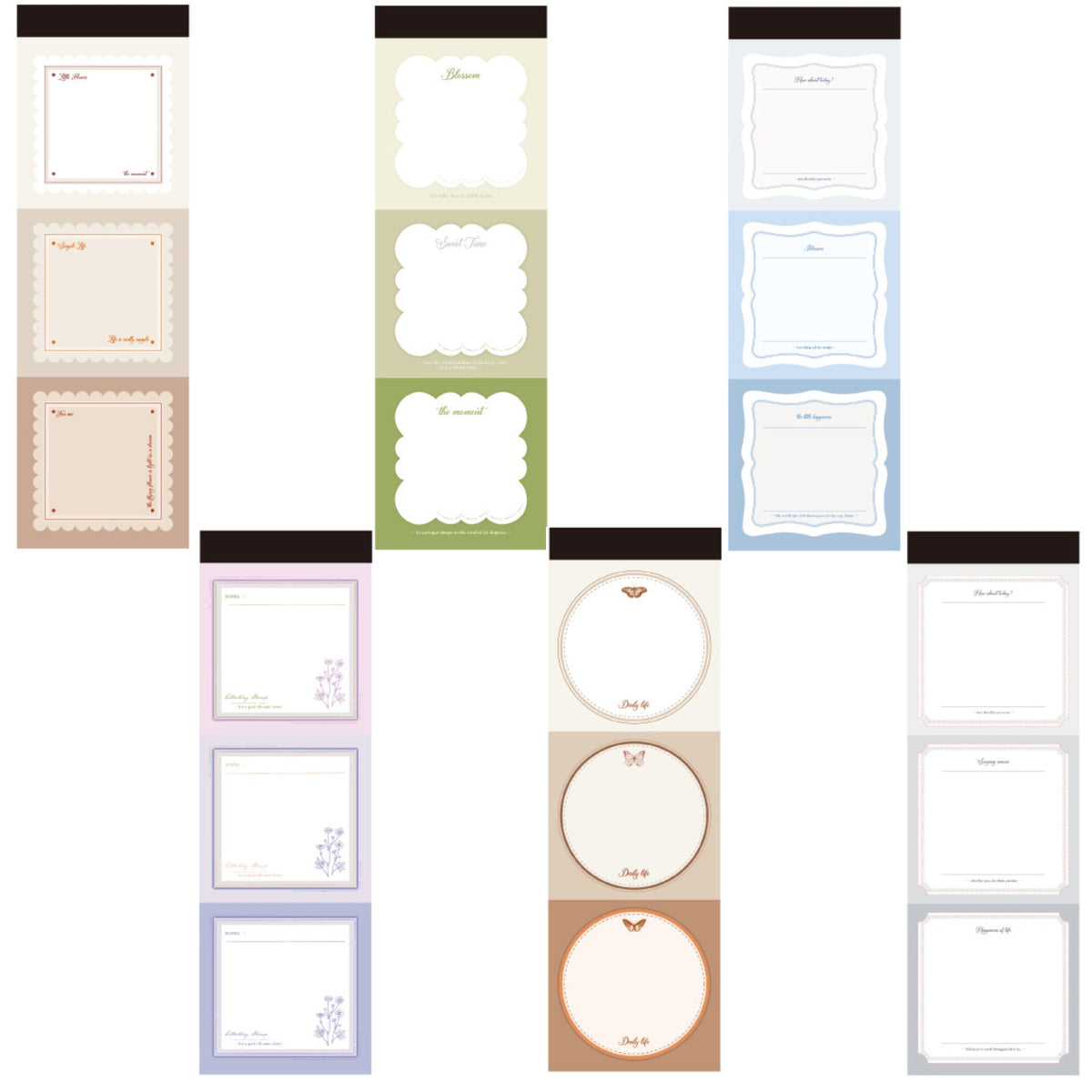 MGZC Time Hertz Decorative Notepad Paper