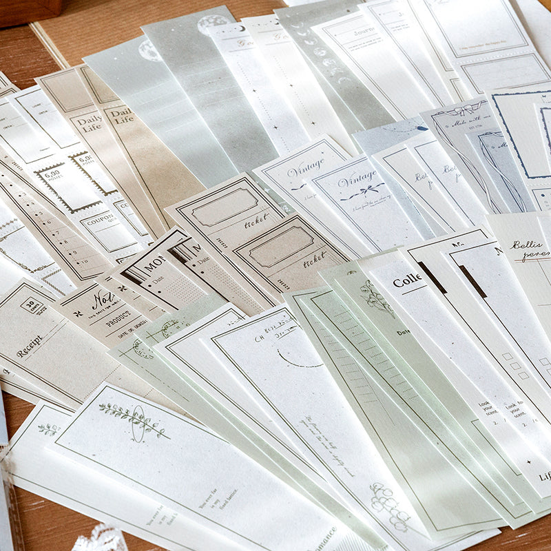 MOCARD Vintage Textured Memo Paper 30PCS