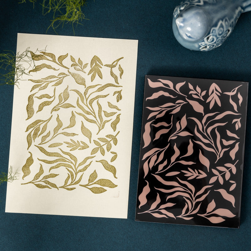 Floral Pattern Sponge Stamps