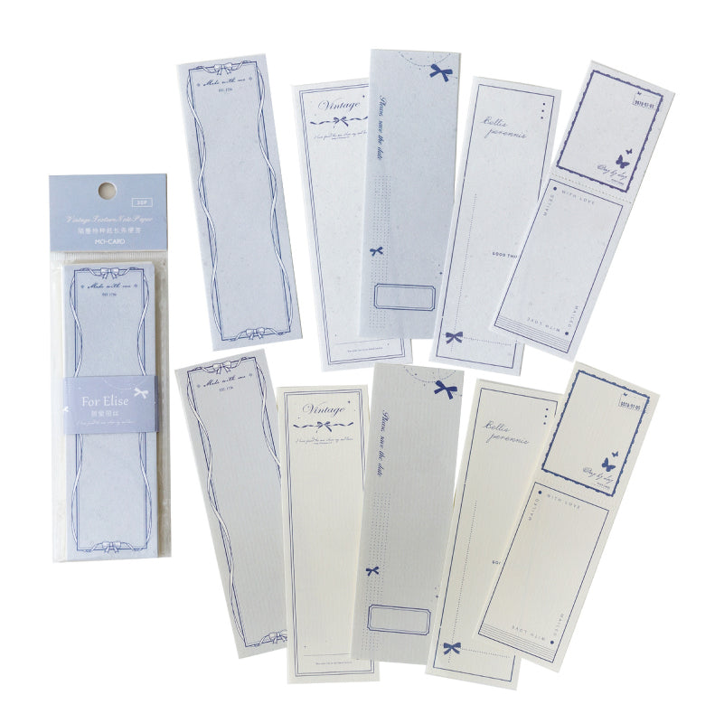 MOCARD Vintage Textured Memo Paper 30PCS