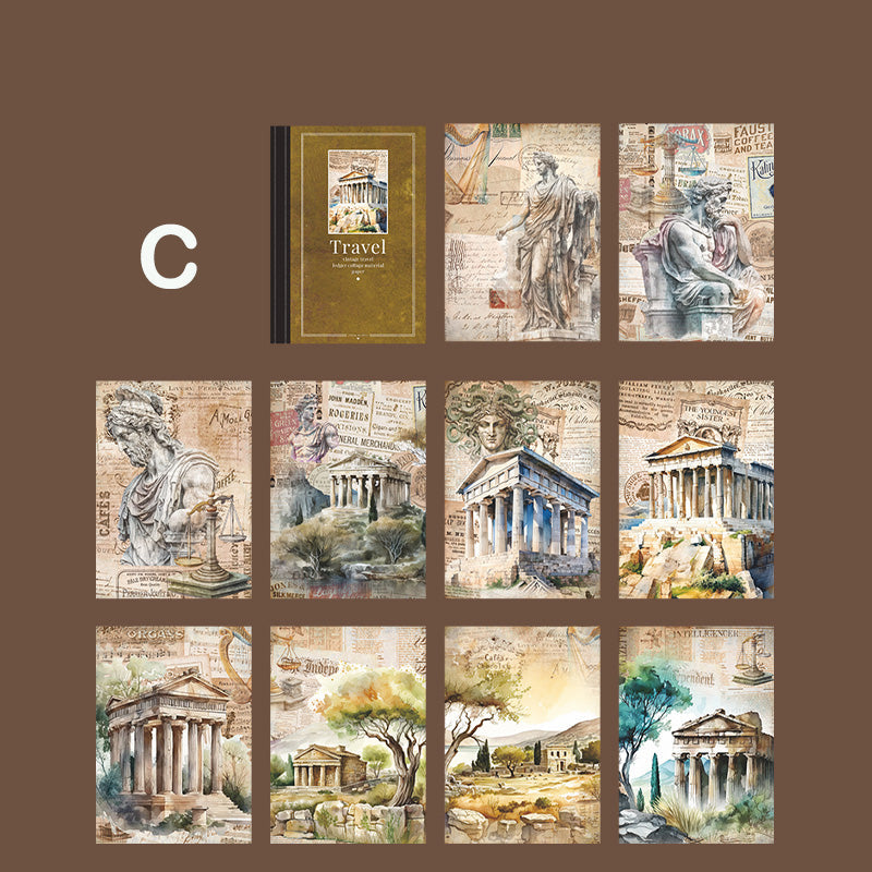 Global Travel Scrapbook Paper