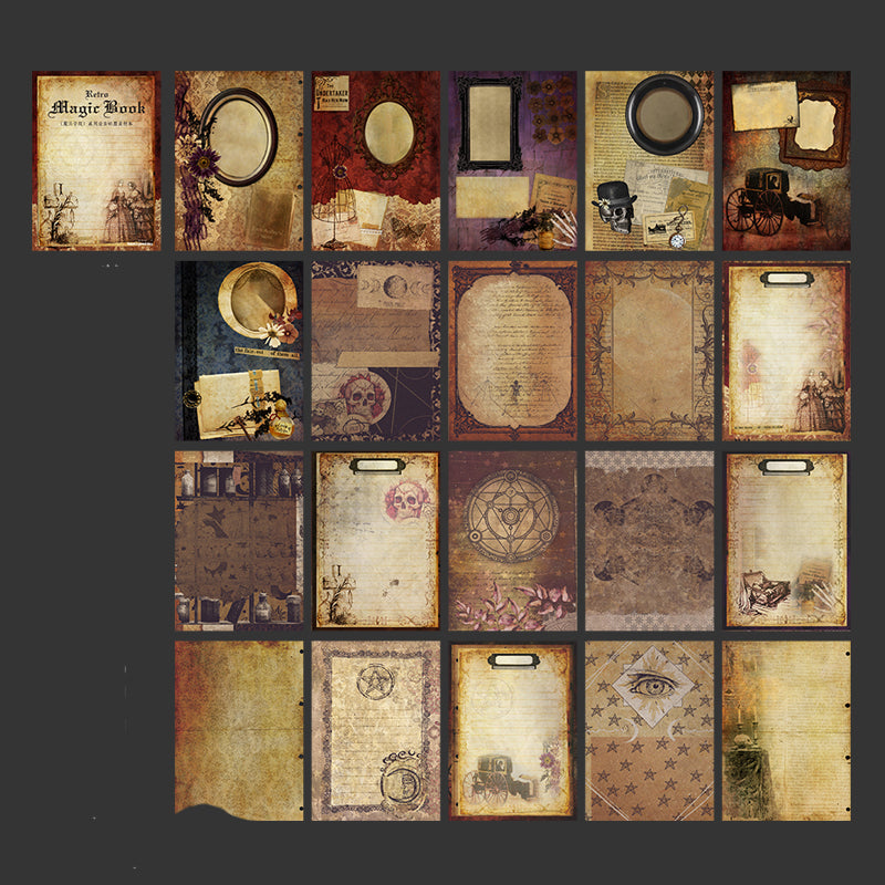 Magic Book Scrapbook Paper