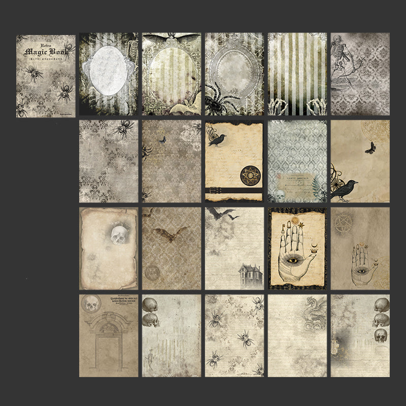Magic Book Scrapbook Paper