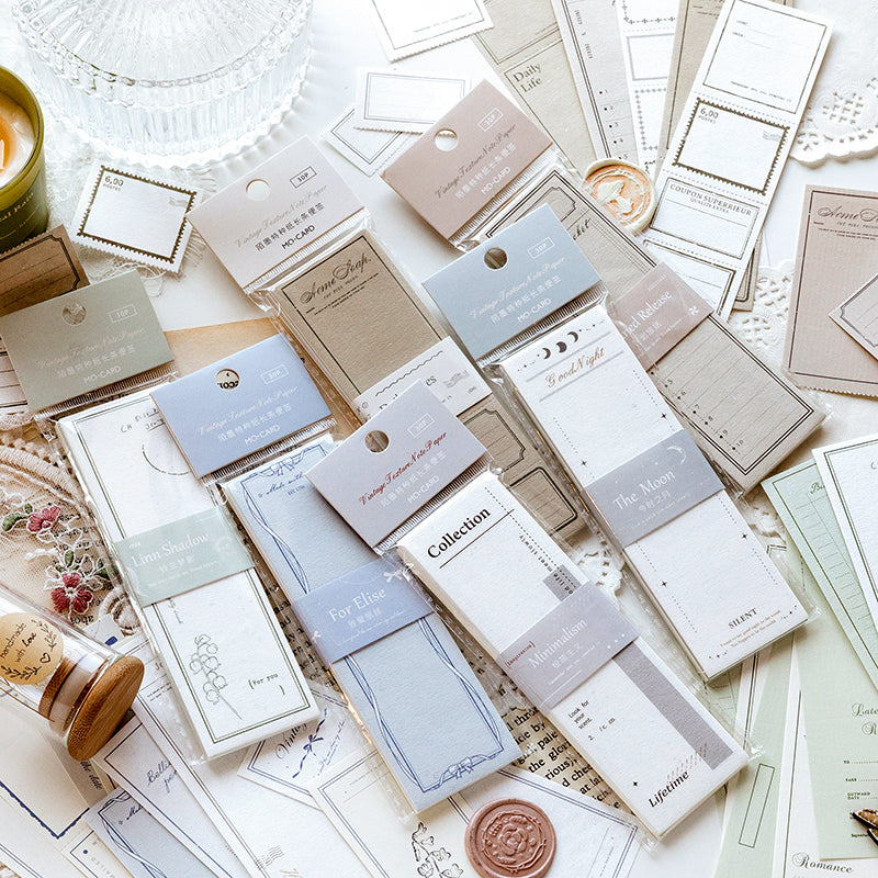 MOCARD Vintage Textured Memo Paper 30PCS