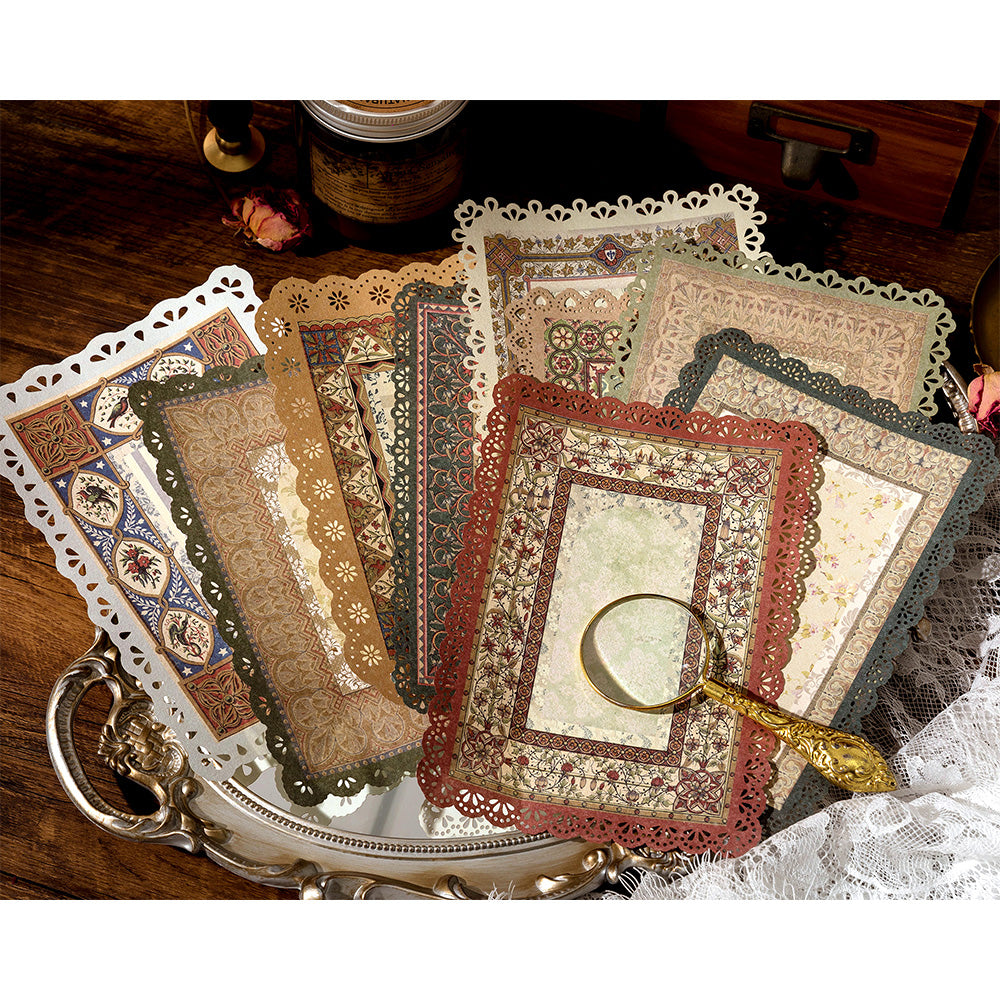 Retro Hollow Lace Papers