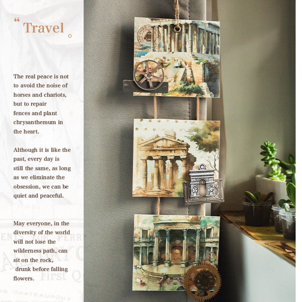 Global Travel Scrapbook Paper