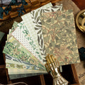 YUXIAN Time Warmth Series Vintage Scrapbook Papers