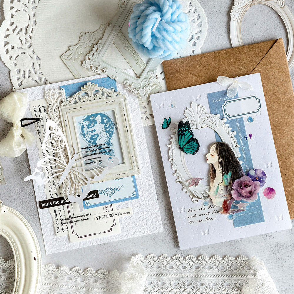 Vintage Romantic Frame Papers
