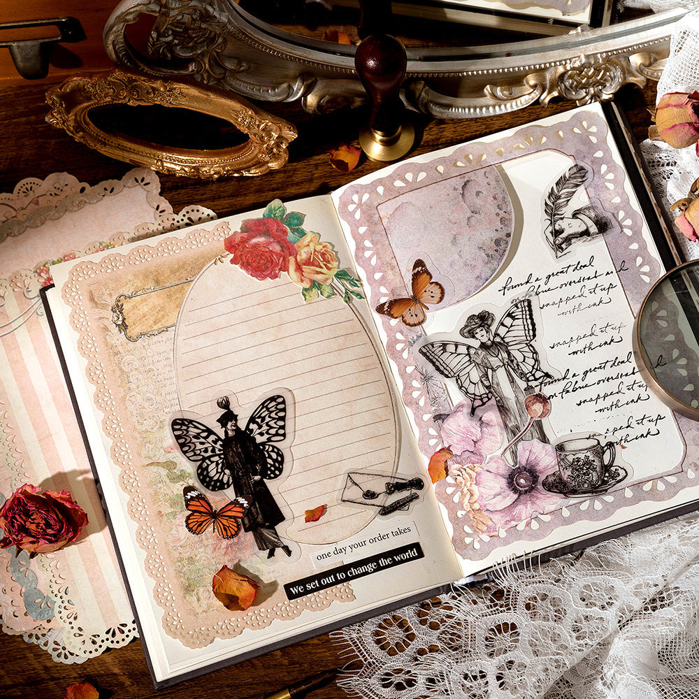 Retro Hollow Lace Papers