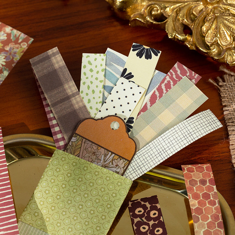 YUXIAN Time Warmth Series Vintage Scrapbook Papers