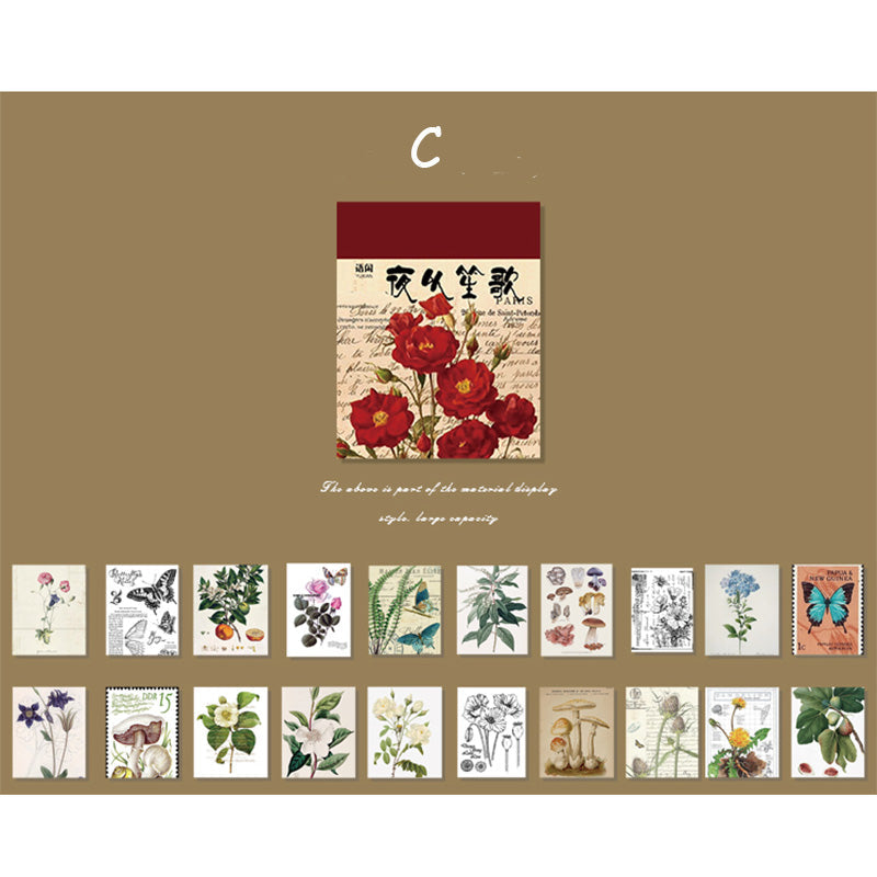 365 Mini Vintage-Style Journal Paper Set